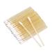 G2PLUS 300 PCS Disposable Lip Gloss Applicators - Crystal Gold Lipstick Concealer Brushes - Lip Gloss Applicator Wands Perfect for Lips Eyes and Makeup Application 300PCS Crystal Gold