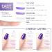 Gellen Gel Nail Polish Kit - Blue Peach Light Pink White Soak Off Art Design Set - Salon Quality UV LED Cured Manicure - Buy Online on GoSupps.com