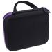 Milist 1stk Eva essentially 15 ml bottle bag storage essential oils holder for essential oils storage box for essential oils storage bags travel bottle-violet purple