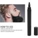 Barber Pen 2 in 1 Long Lasting Black Waterproof Beard Dye Pencil Filler for Men for Salon - Buy Online on GoSupps.com