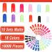 1000 Pieces Colorful French False Acrylic Gel Nails - Full Cover Fake Nails Set for Nail Salons and DIY - 10 Boxes Press on Nail Tips - Buy Online on GoSupps.com