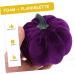 DECHOUS 5pcs Flannel Foam Pumpkin Small Artificial Lifelike Pumpkins Fall Party Decorations Faux Pumpkin Halloween False Pumpkin Halloween Jack o Pumpkin Fall Pumpkin Crafts Autumn Purple Purple 14X12.5X12.5CM - Buy Online on GoSupps.com
