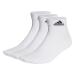 adidas Unisex Thin And Light Ankle Socks 3 Pairs Ankle Socks XL White/Black