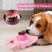 Tonyfy Dog Toys - Interactive Squeaky Plush & Cotton Rope Toys for Small & Medium Dogs - Pink Pig - Buy Online on GoSupps.com