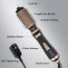 DAILYLIFE Rotating Hair Dryer Brush with 2 Brushes - 4-in-1 Hot Air Styler for Drying, Curling, Straightening - Black & Gold - Buy Online on GoSupps.com