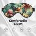 Artistic Abstract Flower Sleep Mask - Double-Sided Adjustable Eye Covers for Relaxation & Reduced Eye Edema - International Shipping Available - Buy Online on GoSupps.com