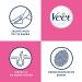 Veet Wax Strips with Easy Grip Sensitive Skin - 20 Wax Strips VEET03 20 count (Pack of 1) - Buy Online on GoSupps.com