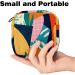 Exotic Jungle Fruits & Plants Menstrual Pad Storage Bag | Zipper Pocket for Girls & Women | Buy Eco-Friendly Menstrual Cup Accessories - Buy Online on GoSupps.com
