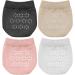 Shop 4 Pairs Women's Mesh Toe Socks - Slide-Resistant Breathable Half Socks in Black White Pink & Skin Colors - Buy Online on GoSupps.com