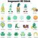 St Patrick's Day Cupcake Toppers Stickers Multi-pieces Cake Decorations Shamrock Theme Party Favors Supplies Various Shapes and Patterns (B) - Buy Online on GoSupps.com
