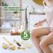 Dry Brushing Body Brush Set of 5  Natural Bristle Body Brush with Detachable Long Handle  Face Brush  Pumice Stone for Feet  Back Scrubber  Cellulite Massager Brush for Cellulite  Lymphatic Drainage wood-1 - Buy Online on GoSupps.com