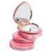 X Hot Popcorn 4Pcs Mini Double-Sided Folding Makeup Mirrors Heart Makeup Mirror Compact Heart-Shaped Cosmetic Mirrors Travel Makeup Mirror for Girls Gift