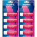 Vaseline Lip Therapy Rosy Lips - Hydrating Lip Balm Pack Vaseline Stick Lip Moisturizer for Dry Lips 0.16 Oz Each (Pack of 8)
