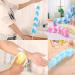 Exfoliating Loofah Back Scrubber Set 3 Pcs Long Stretch Bath Sponges for Body Exfoliation | Shower Mesh Sponge with Rope Handles for Men and Women - Buy Online on GoSupps.com