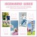 Tarpop Kids Ankle Compression Sleeves - 3 Pair Set, Pink, Medium Size - Ankle Brace & Arch Support for Girls in Sports, Running, Dance, Fitness & Gymnastics - Buy Online on GoSupps.com