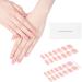 Danni & Toni Half Hardened Gel Nail Foils - Pink Flower Gilding Shiny UV Gel Nail Design Self-Adhesive Wraps - 28 Stickers - Flourish DE - Buy Online on GoSupps.com