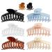 8 Pcs 4.3 inch Hair Clips Claw Medium Large Claw Clips Big Hair Clip Neutral Hair Clips for Women Matte Hair Claws Clips For Thick Hair For Thin Hair Non Slip Hair Claw Clips For Girls'Hair Style1