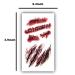 10pcs Realistic Fake Bloody Wound Stitch Scar Waterproof Temporary Tattoo Sticker Halloween Makeup Props - Buy Online on GoSupps.com