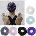 amangul Large Drying Scrunchies Hair Towel Scrunchies Ponytail Holder Hair Drying Scrunchies Microfiber Hair Ties For Wet Hair(Pink) - Buy Online on GoSupps.com