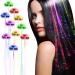 Acooe 10 Pack flashing led light up toys Optics led hair lights, flashing led Light Up Toys, Barrettes for Party, Bar Dancing Hairpin, light up hair accessories 10 Count (Pack of 1)