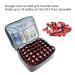 Famard Portable Nail Polish Organizer Case - Holds 42 Bottles - Double-layer Storage Bag - Grey - Buy Online on GoSupps.com