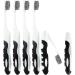 Compact Travel Toothbrush Set - 6-Pack Foldable Charcoal Toothbrushes for Camping & Travel | Soft Bristles for Sensitive Gums - Buy Online on GoSupps.com