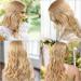 Discoball Long Blonde Braided Curly Wig - Ideal for Fancy Dress, Cosplay, Costume Parties with Free Wig Cap Included - Buy Online on GoSupps.com