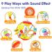Baby Rattle Ball - Infant Toys 0-12 Months with Mirror Spinner Beads and Shaker, Perfect Birthday and Christmas Gift for Baby Girl or Boy - Buy Online on GoSupps.com