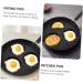 Milisten 2 Pcs Omelet Pan Induction Cooker Pan Mini Skillet Egg Frying Pan Breakfast Skillet Pan Heart Shaped Kitchenware Ceramic Bakeware Omelette Pan 3 Egg Burger Plate Multifunction Iron 39X22X3cmx2pcs Blackx2pcs - Buy Online on GoSupps.com