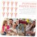DOITOOL 250 Pcs Popcorn Bag Popcorn Servings Bags Clear Goody Bag Goodie Bag Treats for Kids Cotton Candy Cones Pastry Bags Cello Gift Bags Cookies Bags Candy Bags Snack Child Paper Food - Buy Online on GoSupps.com