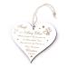 Baptism godfather godmother godfather sign personalized heart engraved with saying baptism candidate + baptism date 13x12cm (godmother)