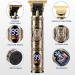 Hair Trimmer Men's Beard Trimmer Hair Trimmer Care Set with LCD Screen Wireless T-Blade Trimmer Rechargeable USB Men's Razor with 3 Guide Combs (#3) - Buy Online on GoSupps.com