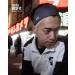 Tokyo Misfit Asanoha Black Headband - Unisex Sweat Band for Workout, Yoga, Running & Sports - Buy Online on GoSupps.com