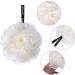 Molanda Shower Loofah Sponge - Exfoliating Mesh Brush Body Scrubber Ball (White) - Pack of 4 - Buy Online on GoSupps.com