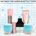 8Pcs Leak Proof Elastic Sleeve Toiletry Covers with Silicone Locks for Travel - Reusable & Colorful Necessities for Women - Buy Online on GoSupps.com