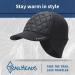 TrailHeads Women's Winter Ponytail Trucker Hat with Ear Warmers - Quilted Black - Buy Online on GoSupps.com