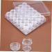 FRCOLOR Nail Stuff Organizer 1 Set Storage Box Sequin Trim Diamond Decor Manicure Organizer Container Clear Container Small Item Organizer Container Clear Bottle Plastic Diamond Box Nail - Buy Online on GoSupps.com