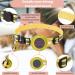 Croc-Cat Airtag Cat Neck Band - Safe & Stylish GPS Collar for Kittens & Small Dogs - Compatible with Apple Airtag - Anti-Strangulation Safety Buckle - Yellow - Buy Online on GoSupps.com