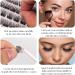 DIY False Eyelashes 45 Cluster Lashes | C Curl Reusable Soft Individual Lashes | Natural Look with Clear Glue | Strong Hold 10-16MM | Fluffy and Reusable - DM01-Natural - Buy Online on GoSupps.com