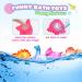 Tesoyzii Light Up Dinosaur Bath Toys for Boys 1-5 Years | Sensory & Autism-Friendly Gifts | Colorful Bath Toys for Toddler Boys - Buy Online on GoSupps.com