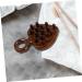 HAPINARY Portable Wooden Comb for Men - Scalp Massage & Detangling Comb - Comfortable Pick Comb - 12.10X8.00X3.50CM Brown - Buy Online on GoSupps.com
