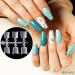 240 Pieces Short French Nail Tips nail tips for gel extensions nail extensions 15 Size Half Cover Matte Fake Nail Art Tips Artificial French Nail Extension Nail Tips for Gel - Buy Online on GoSupps.com