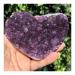 Natural Uruguay Amethyst geode Quartz Crystal Cluster Heart Shape Stones for Home Decoration yuebang Reiki Crystal Stone