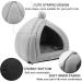 Small Animal Pet Winter House Pet Tent Cave Bed for Cats/Small Dogs Guinea Pig Bed Cat Bed House Rabbit Bed Warm Guinea Pig Cave Beds with Removable Cushion for Hamster Small Animals 25x25CM Gray - Buy Online on GoSupps.com