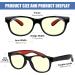 DUCO Kids Blue Light Blocking Glasses for Boys and Girls - Cute Computer and Gaming Eyewear for Children K015 - Buy Online on GoSupps.com