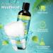 Coconut Oil Mouthwash - Natural Teeth Whitening 237ml | 100% Pure Fractionated Coconut Oil | Improve Oral Hygiene | Tongue Scraper Included - Blue - Buy Online on GoSupps.com