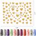PAGOW 16 Sheets Heart Nail Art Stickers - Self-Adhesive Love Decals for Nail Decoration - Fingernail Stickers for Women, Girls, Kids - Buy Online on GoSupps.com