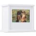 Pearhead 89050 Personalized Dog & Cat Keepsake Box - White Photo Urn | International Shipping Available - Buy Online on GoSupps.com