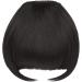 Yamel Bangs Hair Clip in Bangs Hair Extensions Synthetic Dark Brown Flat Bang with Temples Front Face Fringe Bangs Hair Pieces for Women 4# Dark Brown - Buy Online on GoSupps.com