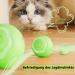 Peticularz Cat Toys - Self-Employment Electrical Powerball 2.0 | Interactive Wloom Intelligence Magic Ball for Cats - Green with Petals - Buy Online on GoSupps.com